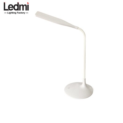 Eye-protection modern 360 tube bent freely book reading table light touch control led desk lamP usb for offices