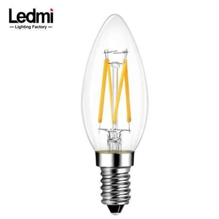 Hot sales high quality C35 C35L 2W 4W 6W led filament bulb